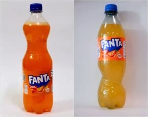 Fanta bottles on display in an Indian supermarket amid debate over food warning labels