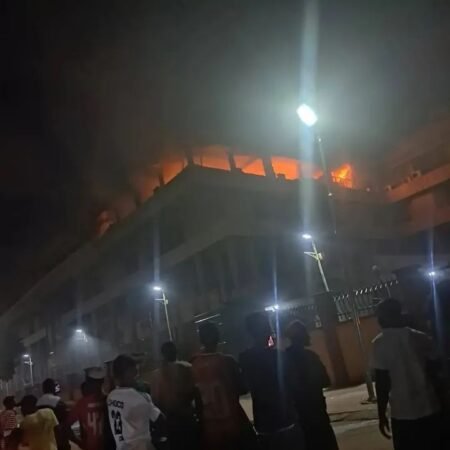 Federal Mortgage Bank of Nigeria HQ on fire