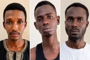 DSS operatives arrest three suspected members of a kidnapping gang in Nasarawa State