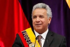 Ecuadorian ex-president Moreno jailed over bribery An Ecuadorian court on Friday sentenced ex-president Lenin Moreno to five years in prison for accepting bribes from a Chinese company.