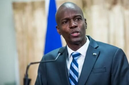Jovenel Moise at Haiti presidential ceremony