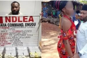 NDLEA nabs newlywed with 72 wraps of cocaine in stomach NDLEA nabs newlywed with 72 wraps of cocaine in stomach
