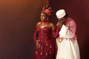 Zlatan, Davita dazzle in traditional wedding attire Zlatan, Davita dazzle in traditional wedding attire