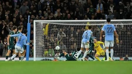 Mateo Kovacic scored his first goal of the season for Manchester City