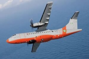Air force confirms ownership of crashed military plane on ‘routine mission’