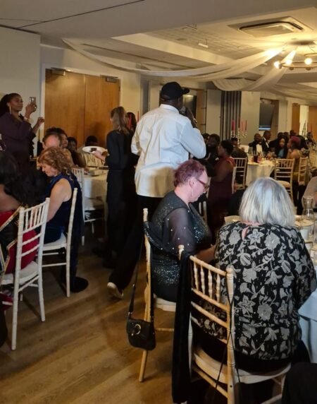 Tunde Dolphins performing at Wivenhoe House Hotel in Colchester last week