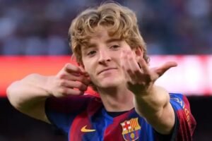 Gordon scores first Barcelona goal in 3-0 win over Getafe