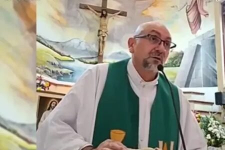 Catholic priest dies as cross falls on him during mass